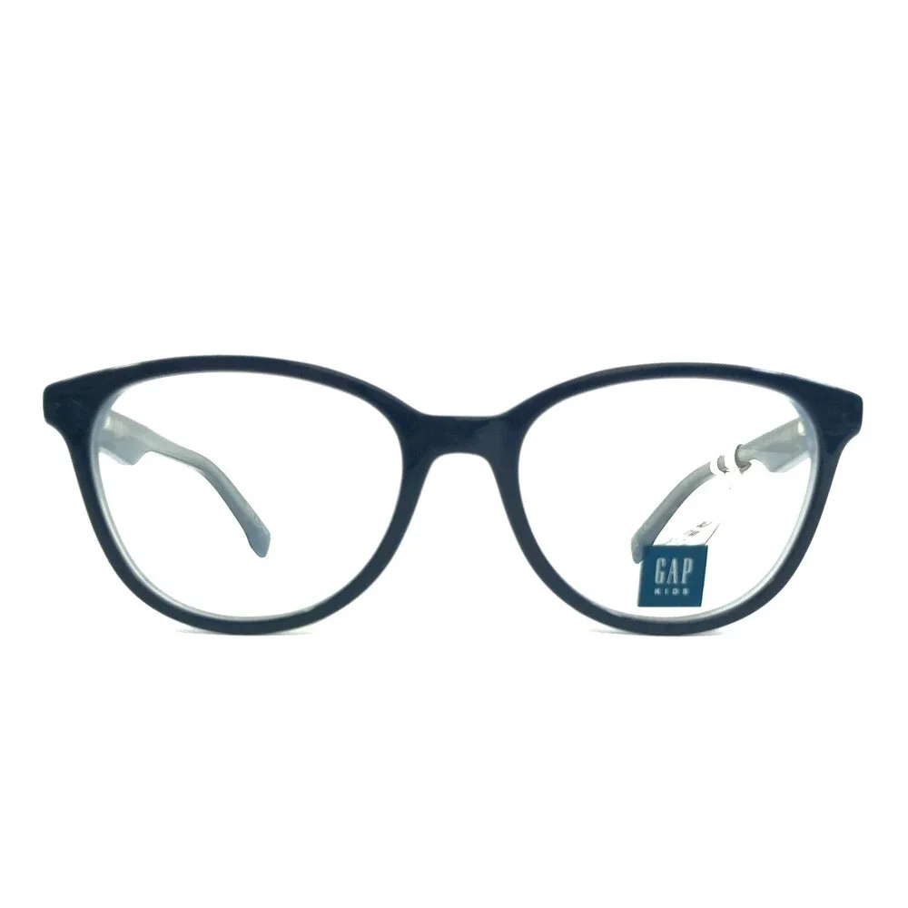 Gap Kids Eyeglasses Frames VGP500 NAVY 0NAV Blue Cat Eye Full Rim 47-16-130